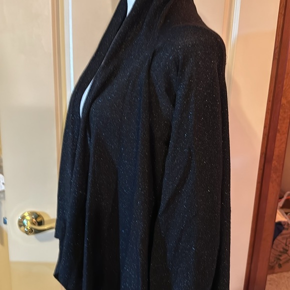 Relaxed fit light weight sweater type has a sparkle long sleeve from Macys - Picture 5 of 7